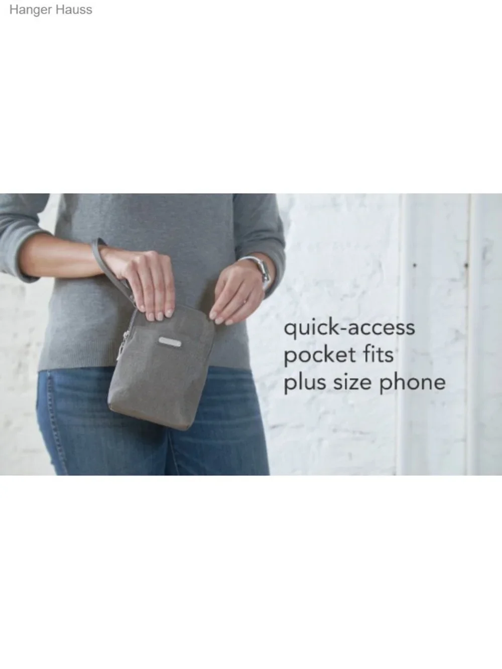 Water-Resistant Nylon RFID Blocking Mini Crossbody Bag with Adjustable Strap